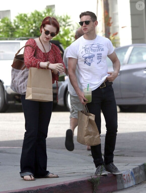 EXCLU : Evan Rachel Wood et Jamie Bell à Los Angeles, le 11 juillet 2012.