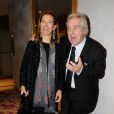 Carole Bouquet et Pierre Arditi, convives de luxe au Dîner de gala de l'Association des sommeliers à l'hôtel  Westin   Vendôme  le 29 octobre 2012.