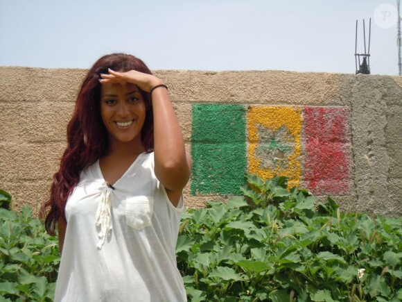Amel Bent heureuse marraine du programme Always-UNESCO, au Sénégal le 18 septembre 2012.