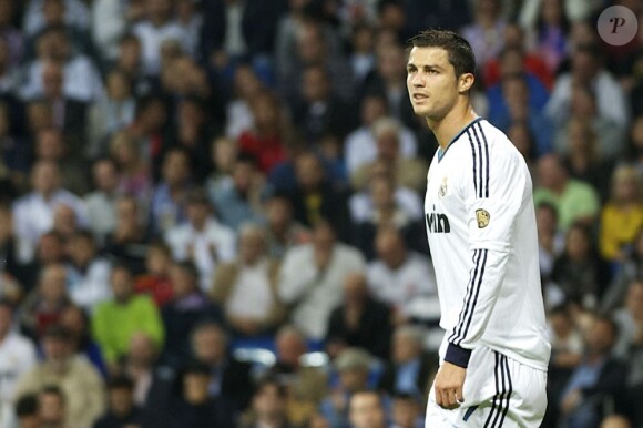 Cristiano Ronaldo au Santiago Bernabeu à Madrid le 30 septembre 2012