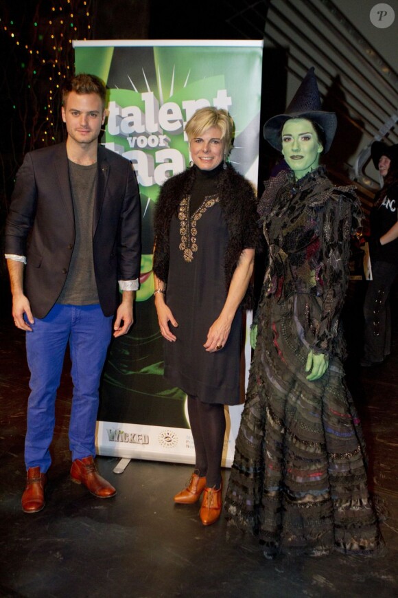 La princesse Laurentien des Pays-Bas lors de la finale du concours Talent door Taal, le 30 octobre 2012 au Circustheater de La Haye.