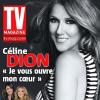 Céline Dion dans TV Magazine en kiosques depuis le 2 novembre 2012.