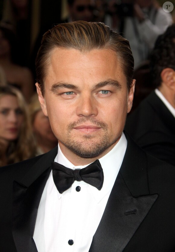 Leonardo DiCaprio lors des 69e Golden Globes en janvier 2012