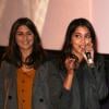 EXCLU - Géraldine Nakache et Leïla Bekhti lors de l'avant-première du film Nous York à Versailles au cinéma Le Cyrano le vendredi 2 novembre 2012