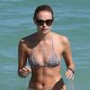 Natasha Poly a fui New York et l'après-Sandy pour le soleil de Miami, où elle a profité de la plage, le 3 novembre 2012.