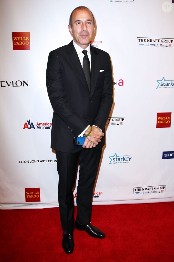 Matt Lauer présentateur de l'émission spéciale sur NBC, ici à New York le 15 octobre 2012.