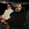 Jennifer Lopez et Casper Smart en route pour aller voir le film Skyfall au cinéma en Suède le 4 novembre 2012.