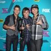 Le groupe Embelm3 à la soirée des finalistes de X Factor à Los Angeles le 5 novembre 2012.