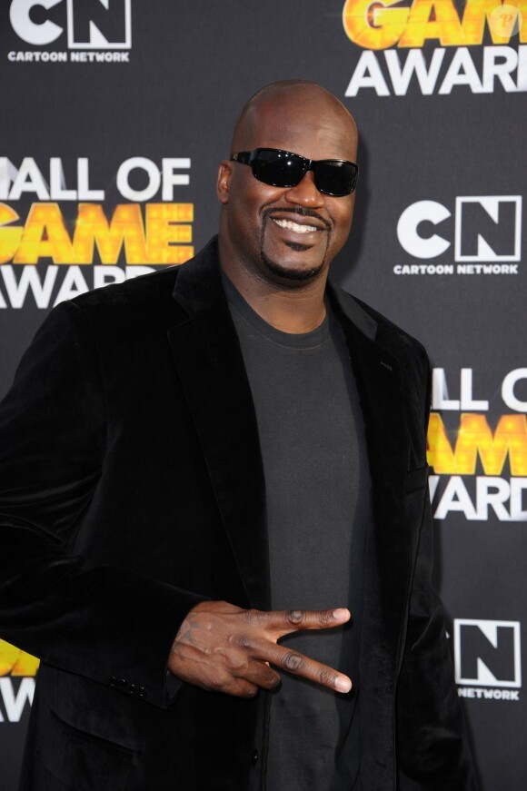 Shaquille O'Neal lors du Cartoon Network Hall of Game Awards à Los Angeles le 18 février 2012