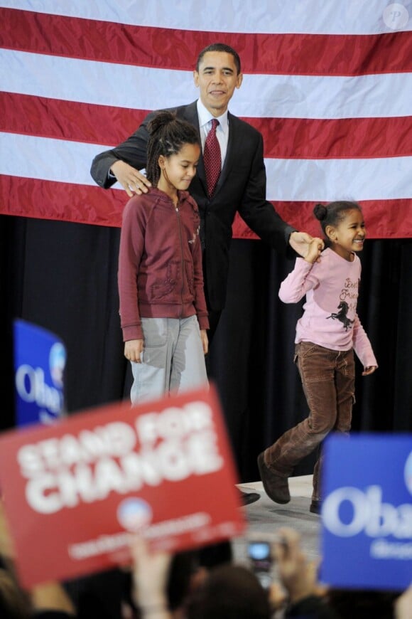 Sasha et Malia Obama en 2009 étaient déjà les filles chéries de leur papa