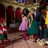 Sasha et Malia Obama célèbrent Noël avec style en décembre 2011