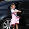 Jennifer Garner va chercher sa fille Violet à l'école et se rend au bureau de vote, mardi 6 novembre 2012 à Los Angeles