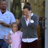 Jennifer Garner, en bonne citoyenne, est allée voter avec sa fille Violet après être allée la chercher à l'école, mardi 6 novembre à Los Angeles