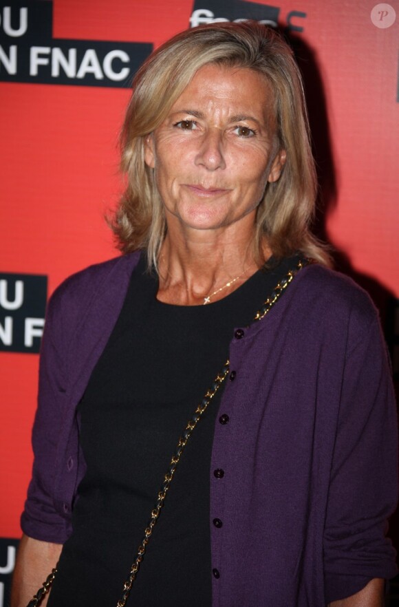 La journaliste Claire Chazal à Paris, le 28 août 2012.