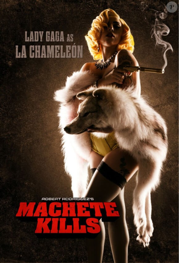 Lady Gaga s'est offert un rôle ainsi qu'un character poster pour Machete Kills.