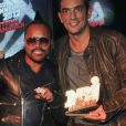 Apl.de.ap avec Antoine Clamaran lors de la 1e édition des NRJ DJ Awards, le 7 novembre 2012 au Club Life à Monaco.