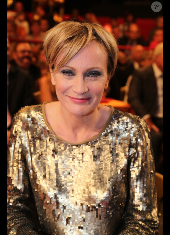 Patricia Kaas sur le plateau de l'émission Le Plus Grand Cabaret du Monde, le 2 octobre, diffusion le 1er décembre 2012.
