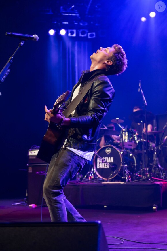 Le beau Bastian Baker en concert à Montreux en Suisse le 29 juin 2012.