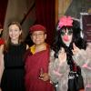 Isabella Orsini auprès du fondateur du Live to Love Gala Gyalwang Drukpa, Nina Hagen et le Prince Edouard prince Edouard de Ligne de la Trémoïlle lors du Live to Love Gala au Grand Rex à Paris le 12 novembre 2012