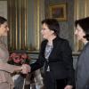 La princesse Victoria de Suede recevait le 13 novembre 2012 Ewa Kopacz, présidente de la Diète polonaise (chambre basse du Parlement), au palais royal Drottningholm à Stockholm.