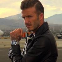 David Beckham : Veste en cuir et montre à 10 000 euros pour le footballeur