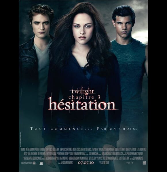 Poster character du troisième opus de Twilight, Hésitation.