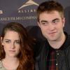 Kristen Stewart et Robert Pattinson lors du photocall du film Twilight - chapitre 5 : Révélation (2e partie) à Madrid le 15 novembre 2012