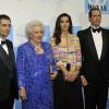 L'infante Pilar de Bourbon était l'invitée d'honneur de la soirée de gala au profit de l'Association monégasque contre l'autisme MONAA, dont la princesse Charlene est la présidente d'honneur, au Sporting d'été de Monte-Carlo, le 15 novembre 2012.