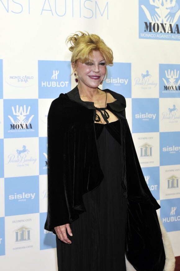 La baronne Carmen Thyssen-Bornemisza à la soirée de gala au profit de l'Association monégasque contre l'autisme MONAA, dont la princesse Charlene est la présidente d'honneur, au Sporting d'été de Monte-Carlo, le 15 novembre 2012.