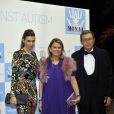 Michel Pastor avec sa femme et leur fille Alexandra à la soirée de gala au profit de l'Association monégasque contre l'autisme MONAA, dont la princesse Charlene est la présidente d'honneur, au Sporting d'été de Monte-Carlo, le 15 novembre 2012.