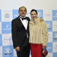 Marc Toesca et sa femme à la soirée de gala au profit de l'Association monégasque contre l'autisme MONAA, dont la princesse Charlene est la présidente d'honneur, au Sporting d'été de Monte-Carlo, le 15 novembre 2012.