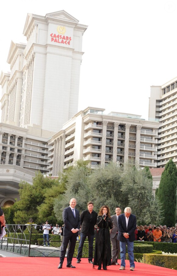 Shania Twain vient annoncer son grand retour sur la scène du Caesars Palace de Las Vegas le 14 novembre 2012.