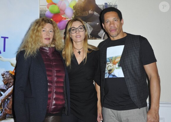 Mathilde Seigner, JoeyStarr et Stéphanie Murat présentent le film Max lors du Festival de Sarlat le 14 novembre 2012