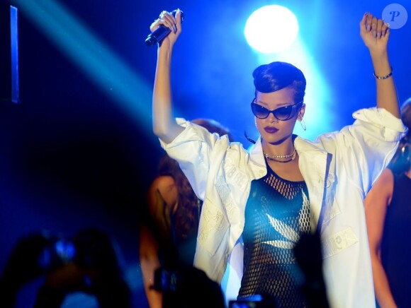Rihanna a fait le show à Berlin le 18 novembre 2012. Rihanna est actuellement en tournée avec son 777 Tour.
