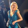 Naomi Watts en plein tournage d'un spot commercial à Madrid, le 21 novembre 2012.