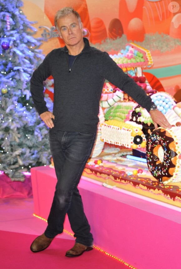 Franck Dubosc au lancement de la parade de Noël à Disneyland Paris. Le 10 novembre 2012.