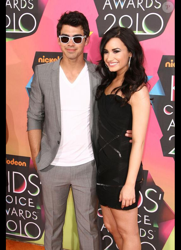 Demi Lovato et Joe Jonas aux Kids Choice Awards à Los Angeles le 27 mars 2010.