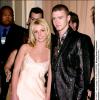 Britney Spears et Justin Timberlake à Beverly Hills le 3 avril 2001.