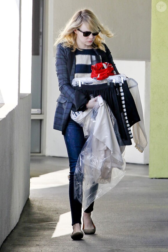 Emma Stone à West Hollywood, le 21 novembre 2012.