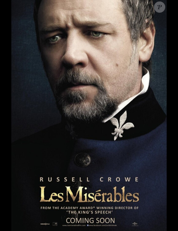 Affiche du film Les Misérables avec Russell Crowe