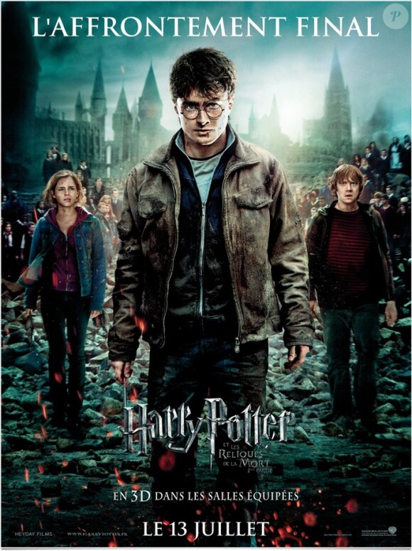 L'affiche du film Harry Potter et les Reliques de la mort (partie 2) sorti le 13 juillet 2011.