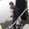 Ben Affleck arrive à la Nouvelle-Orléans en jet privé, le 26 novembre 2012, afin de récupérer les enfants, venus passer les vacances avec leur mère.