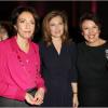 Marisol Touraine, Valérie Trierweiler et Roselyne Bachelot lors du dîner pour l'association Aides, le 27 Novembre 2012 à Paris.