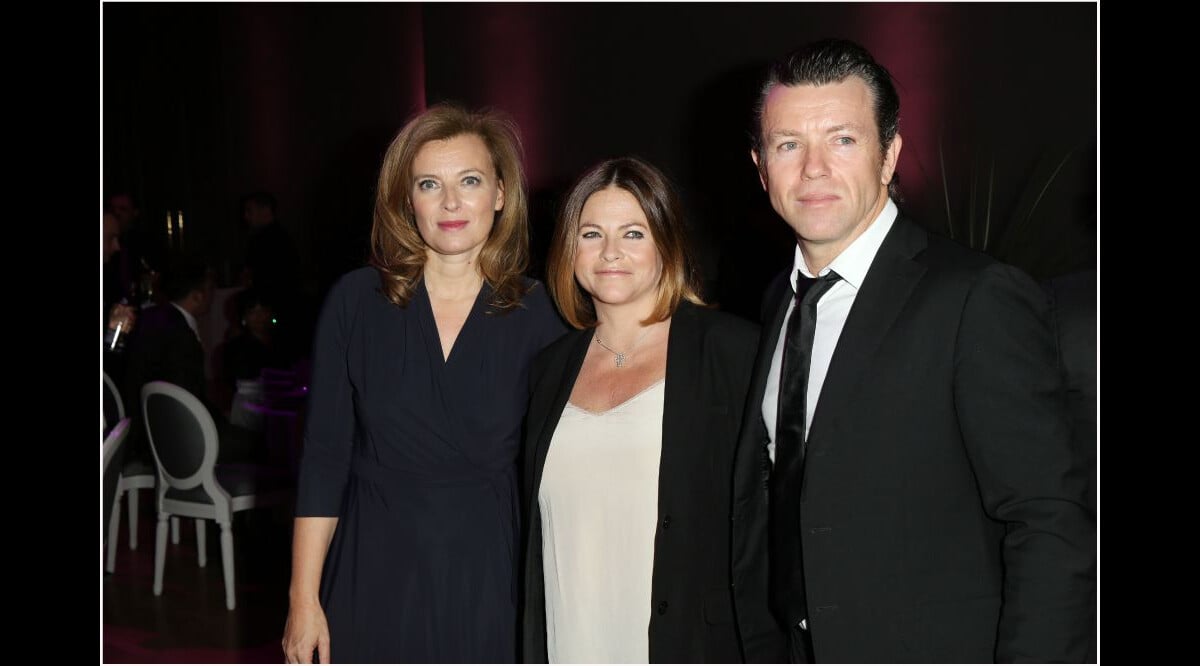 Photo : Valérie Trierweiler, Charlotte Valandrey et son compagnon lors