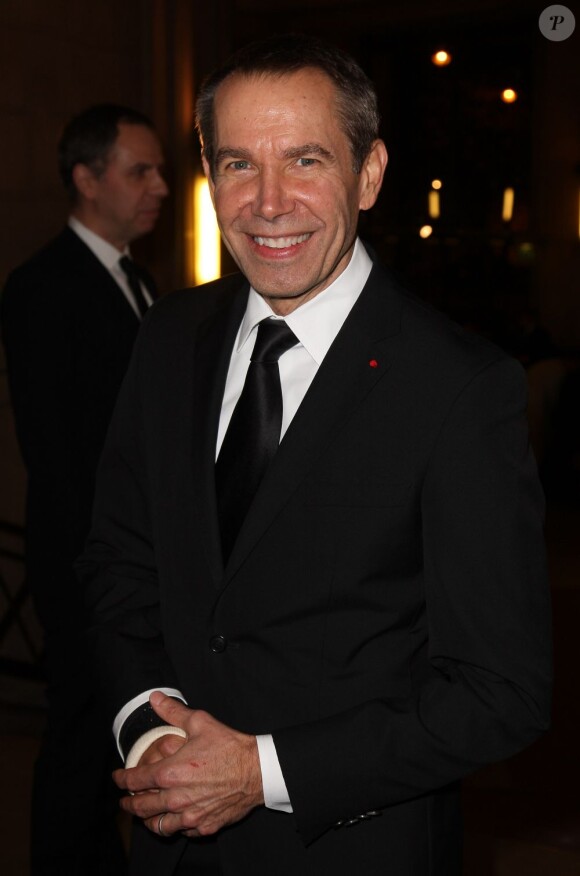 Jeff Koons lors du dîner de Gala de la French American Foundation au Palais d'Iéna à Paris le 27 Novembre 2012