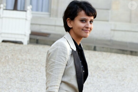 Najat Vallaud-Belkacem à Paris, le 31 octobre 2012.