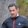 Nicolas Sarkozy fait son traditionnel footing au Parc Monceau à Paris le 28 novembre 2012.