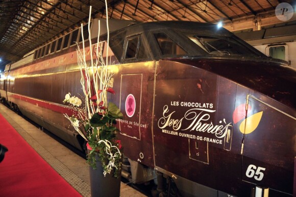 Le Train Du Chocolat à la Gare du Nord le 29 novembre 2012.