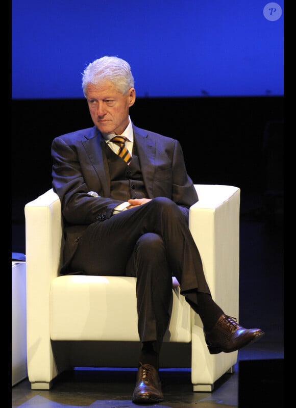 Bill Clinton ouvre la Convention Factory d'Amsterdam avec un discours "The 24 hours of advertising". Le 15 novembre 2012.