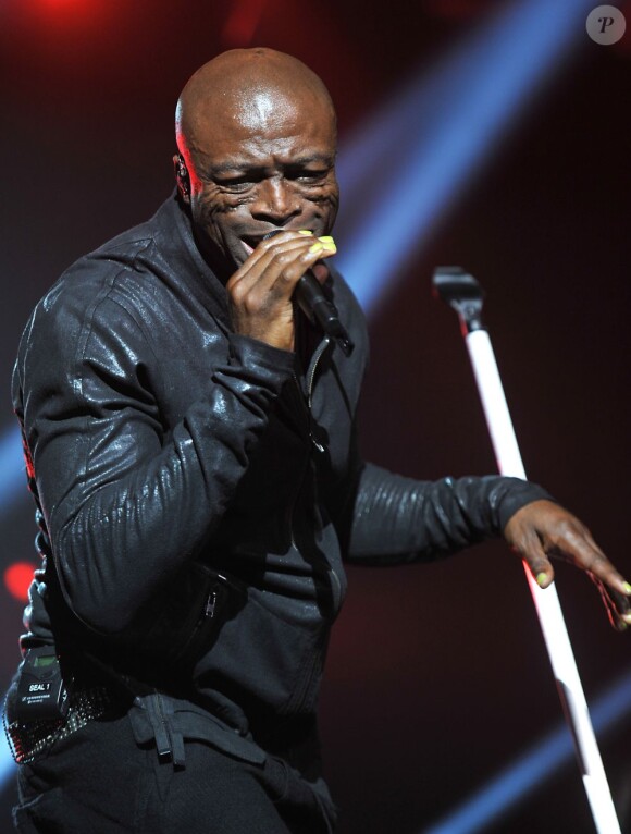 Le chanteur Seal a donné un concert exceptionnel au Zenith de Paris le 2 décembre 2012.